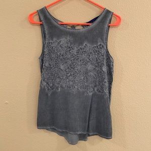 Blue Rain Tank Top